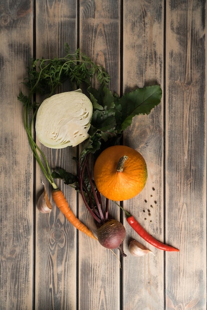 Čerstvé suroviny na stole